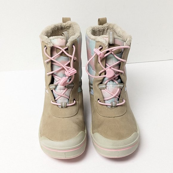 Keen Kelsa Tall Waterproof Boots, Taupe, Little Kids 2 M - Picture 3 of 7